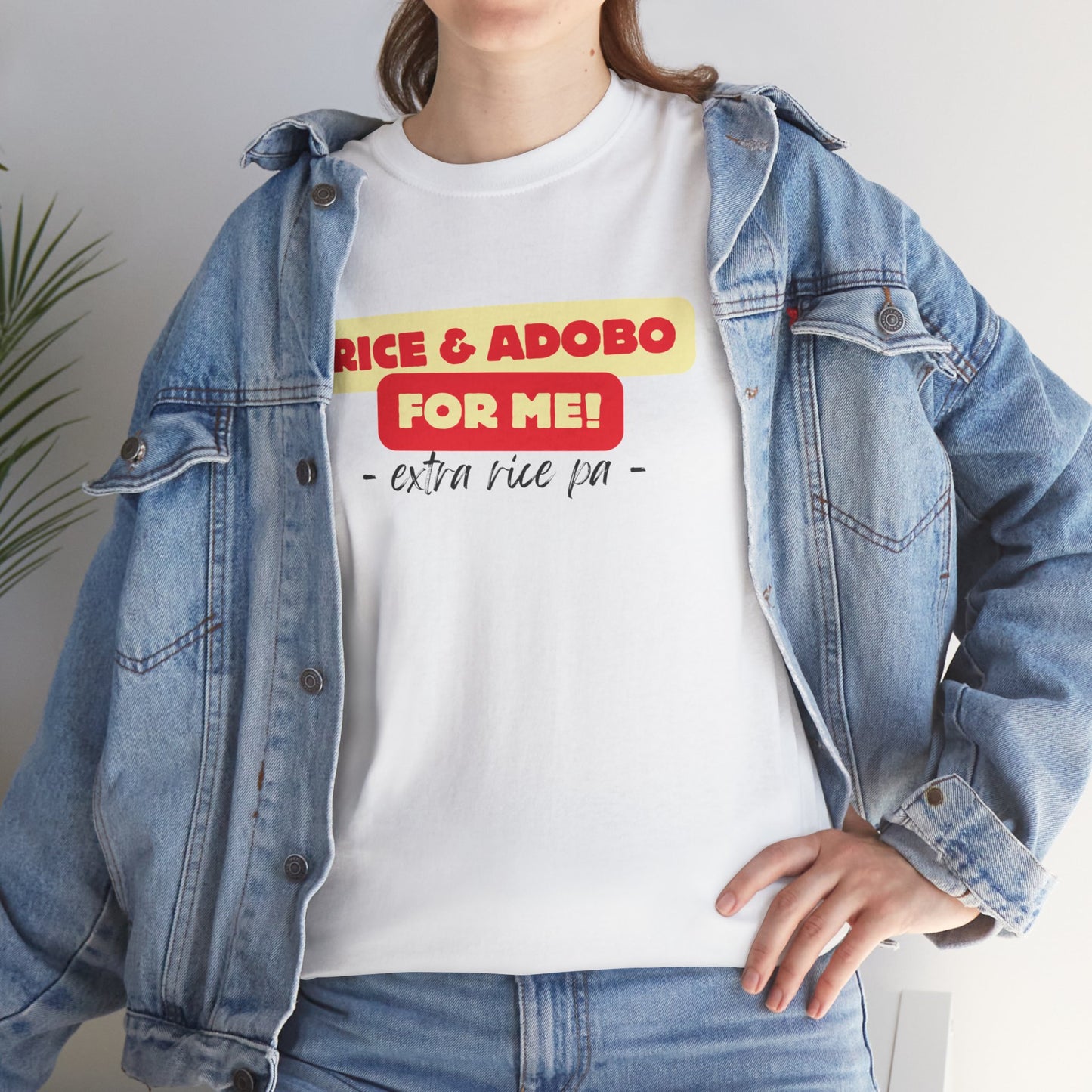 Rice and Adobo For Me Cotton Tee