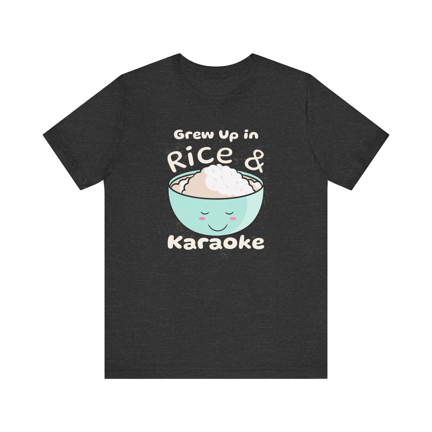 Grew Up in Rice and Karaoke Premium Soft Men's Tee