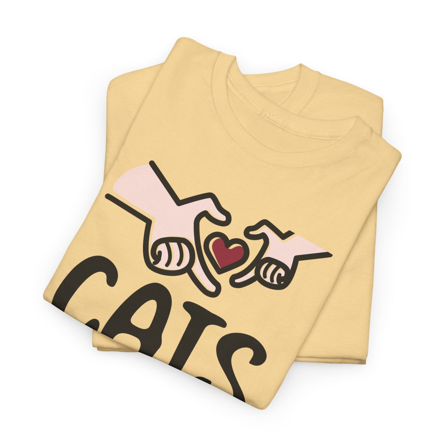 Cats Before Cupid Heavy Cotton Tee
