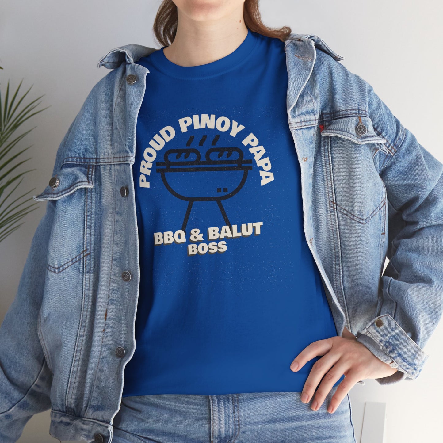 Proud Pinoy Papa BBQ and Balut Boss Men's Tee