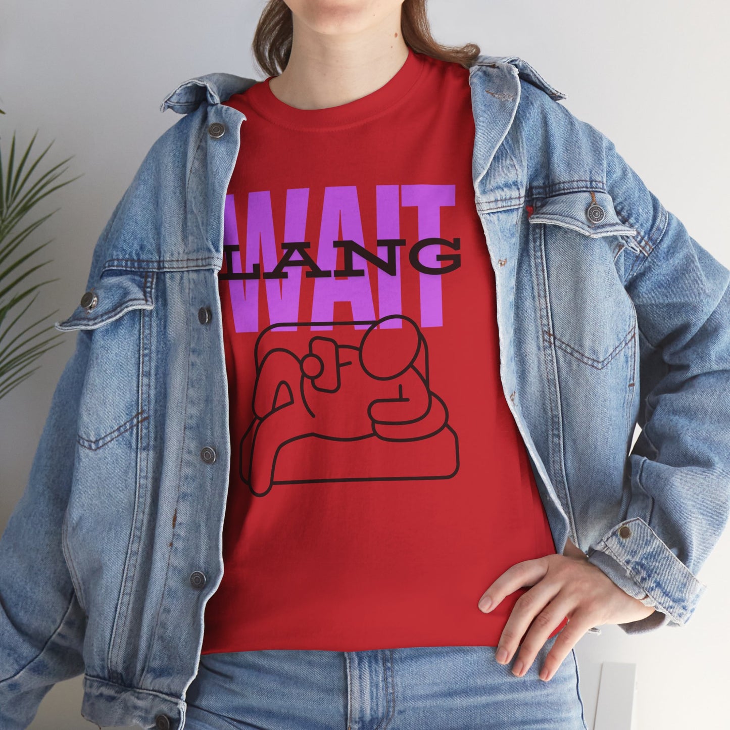 Wait Lang Men's Cotton Tee