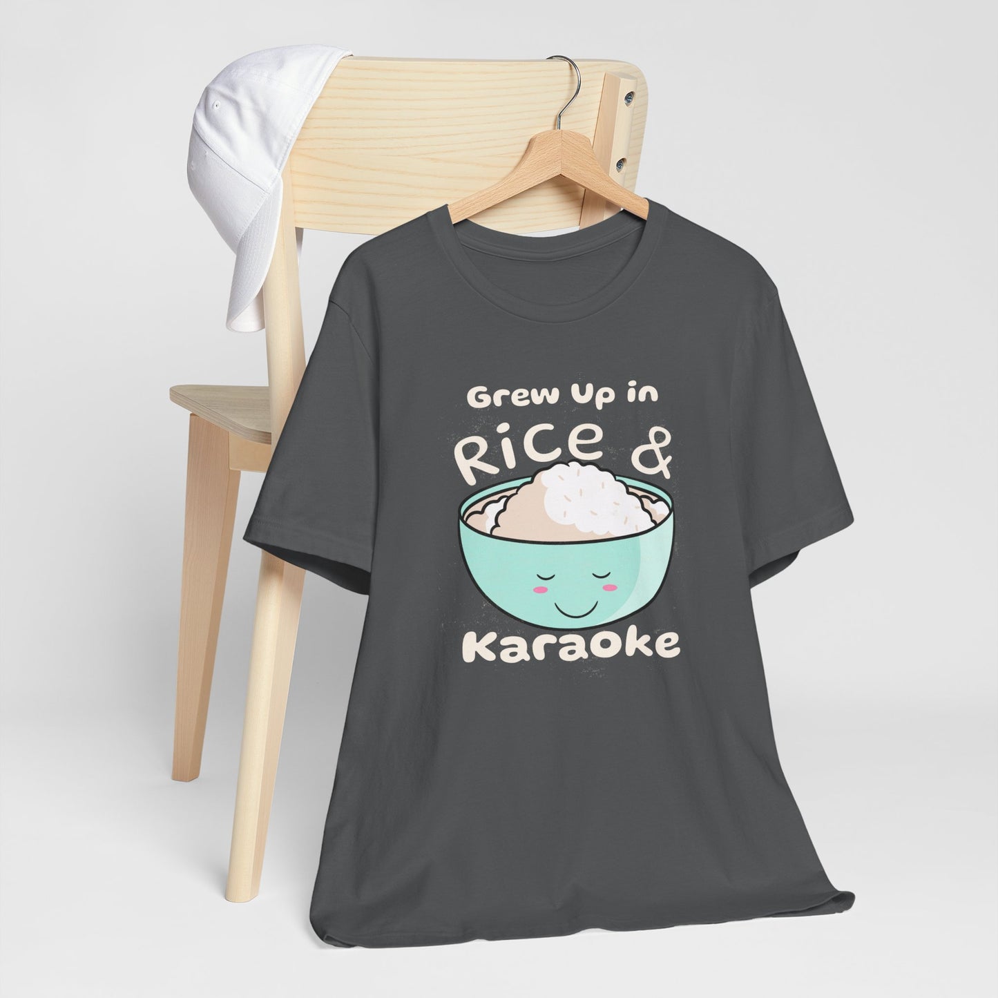 Grew Up in Rice and Karaoke Premium Soft Men's Tee