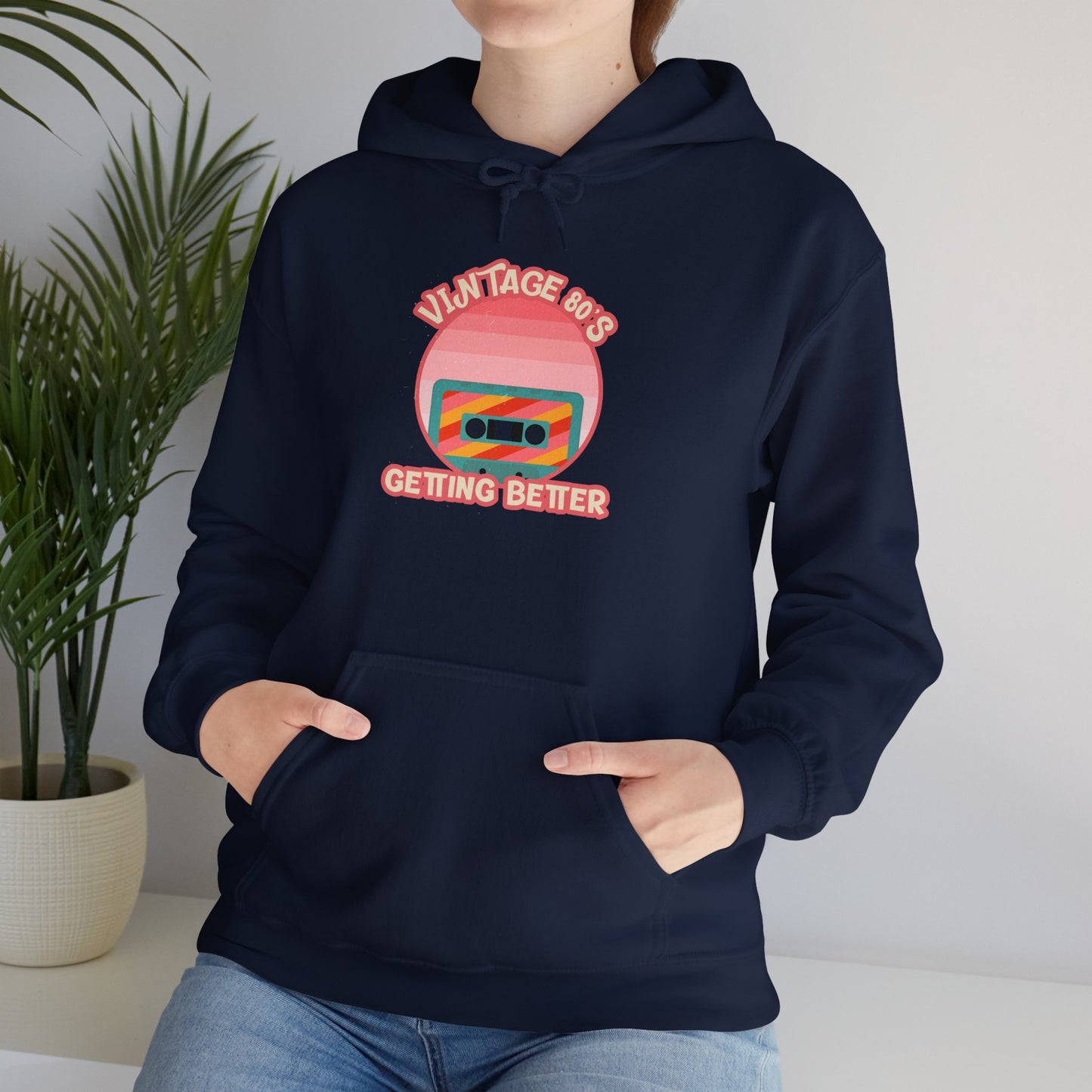 Vintage 80's Getting Better Unisex Hoodie