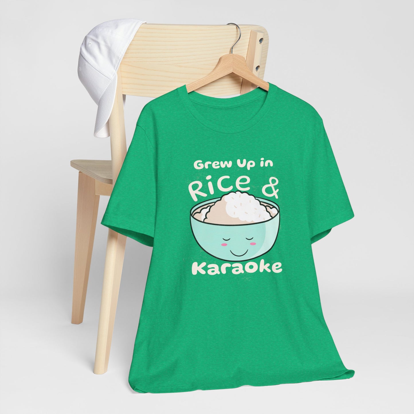Grew Up in Rice and Karaoke Premium Soft Men's Tee