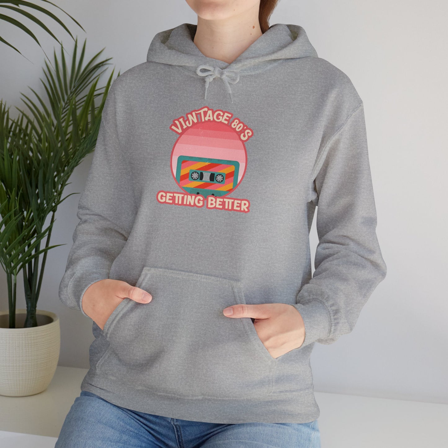 Vintage 80's Getting Better Unisex Hoodie