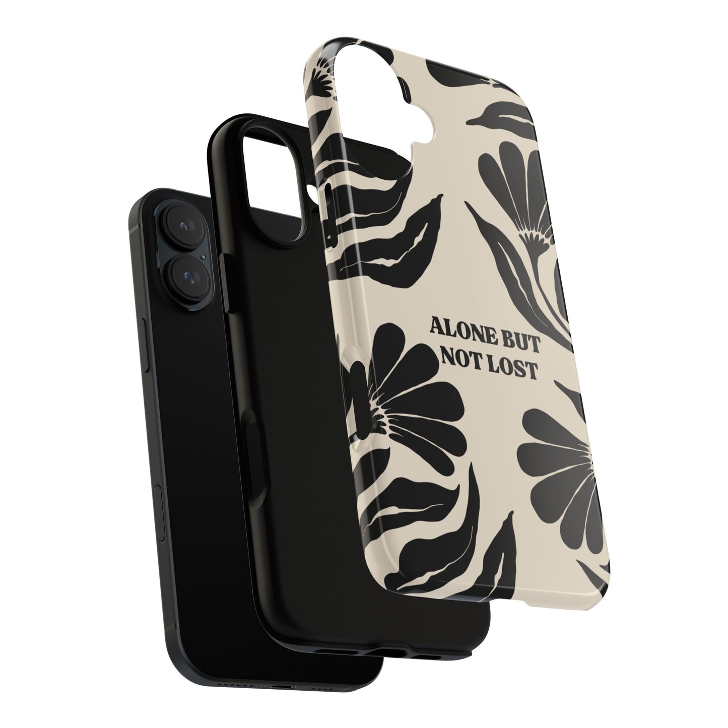 'Alone But Not Lost' Phone Case