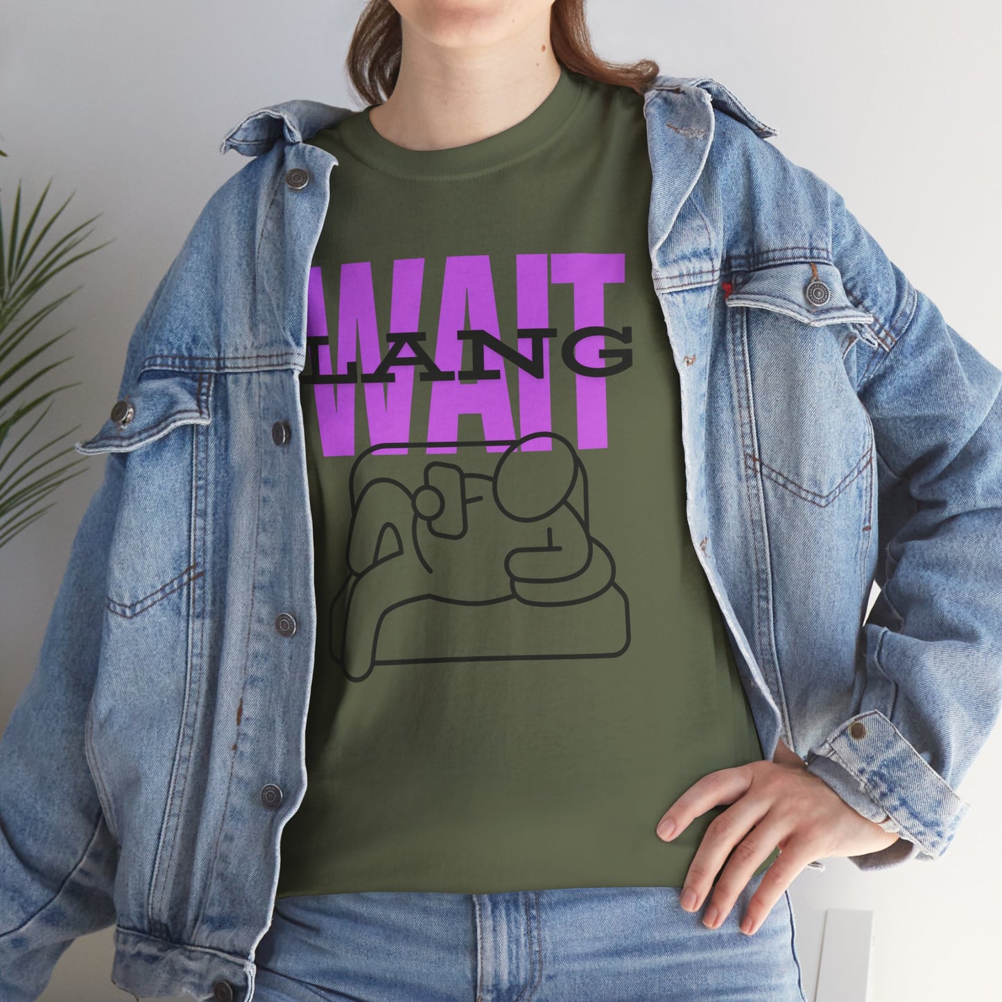 Wait Lang Men's Cotton Tee