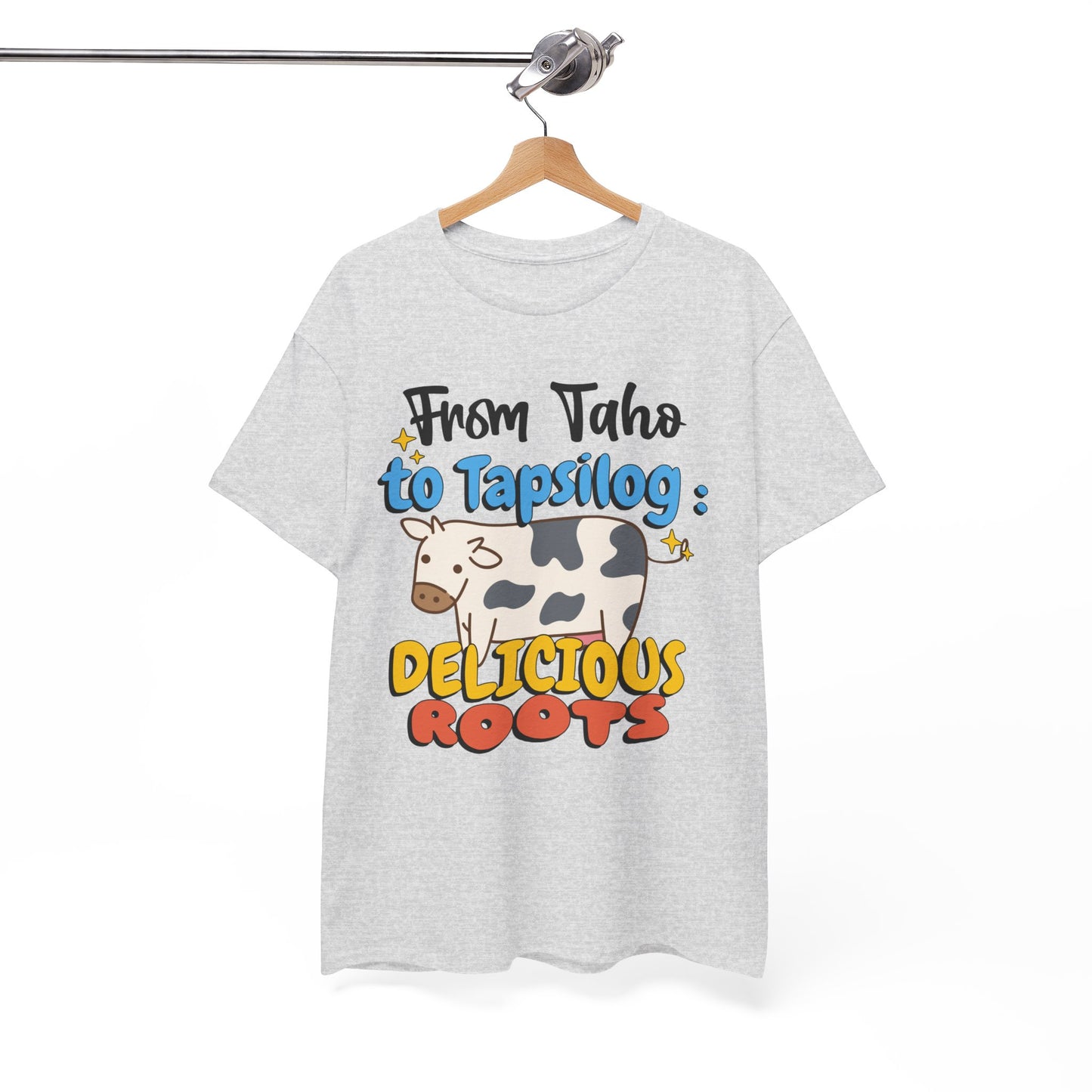 From Taho to Tapsilog: Delicious Roots Men's Cotton Tee