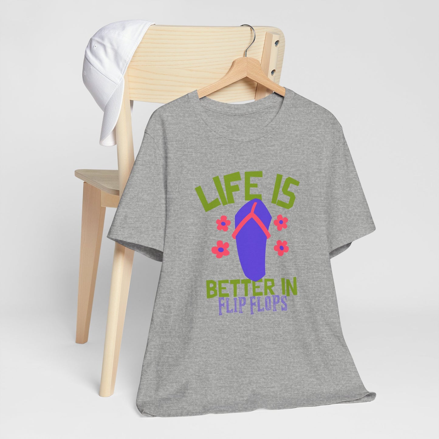 Life is Better in Flip Flops Premium Soft Women's Tee