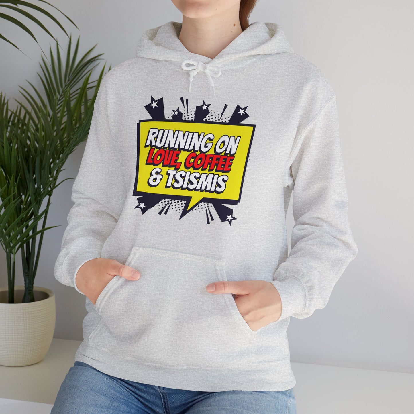 Running on Love, Coffee & Tsismis Hoodie