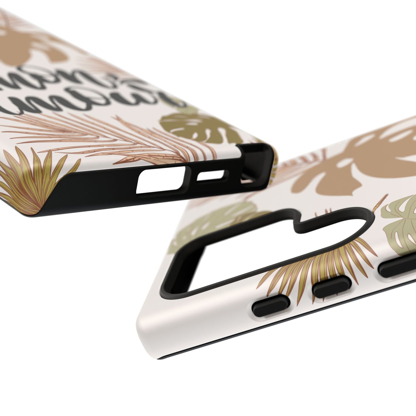 'Mon Amour' Stylish Tropical Phone Case Design