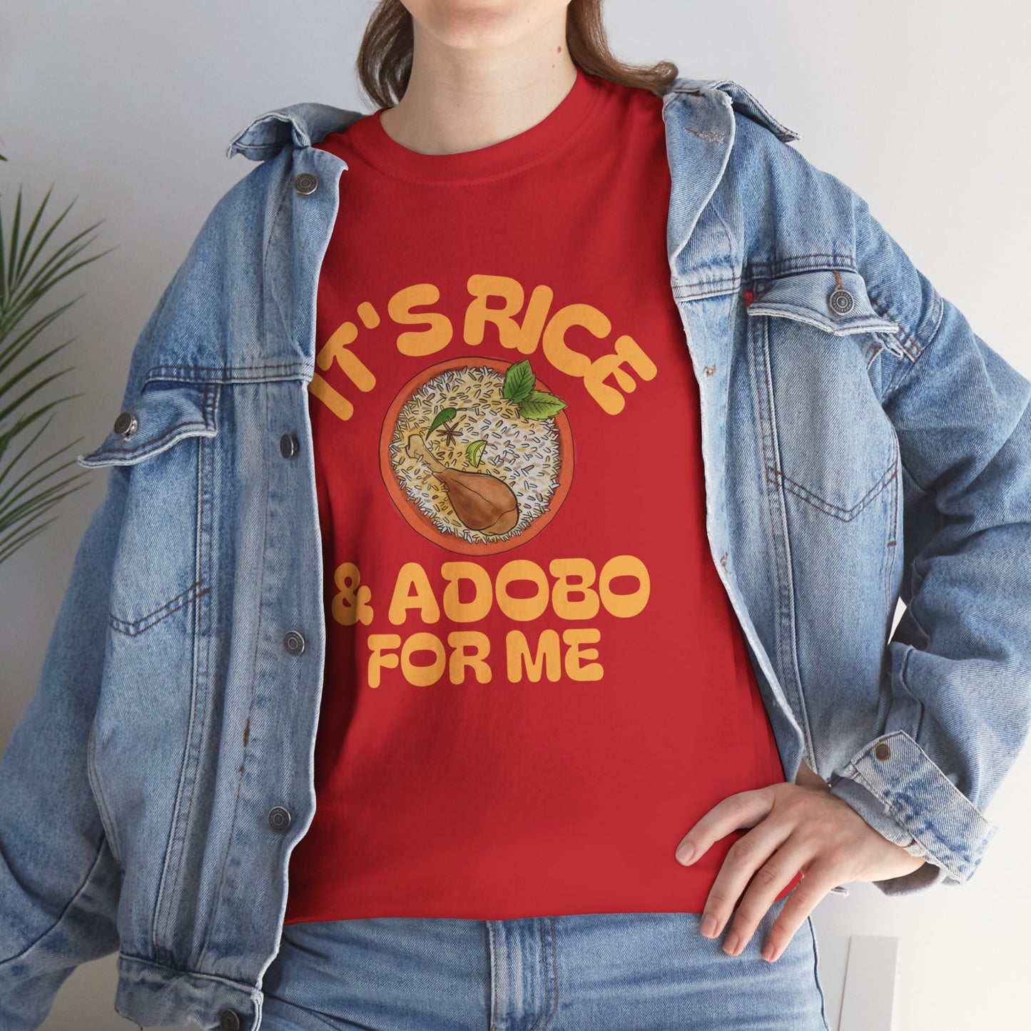 It's Rice and Adobo For Me Women's Cotton Tee