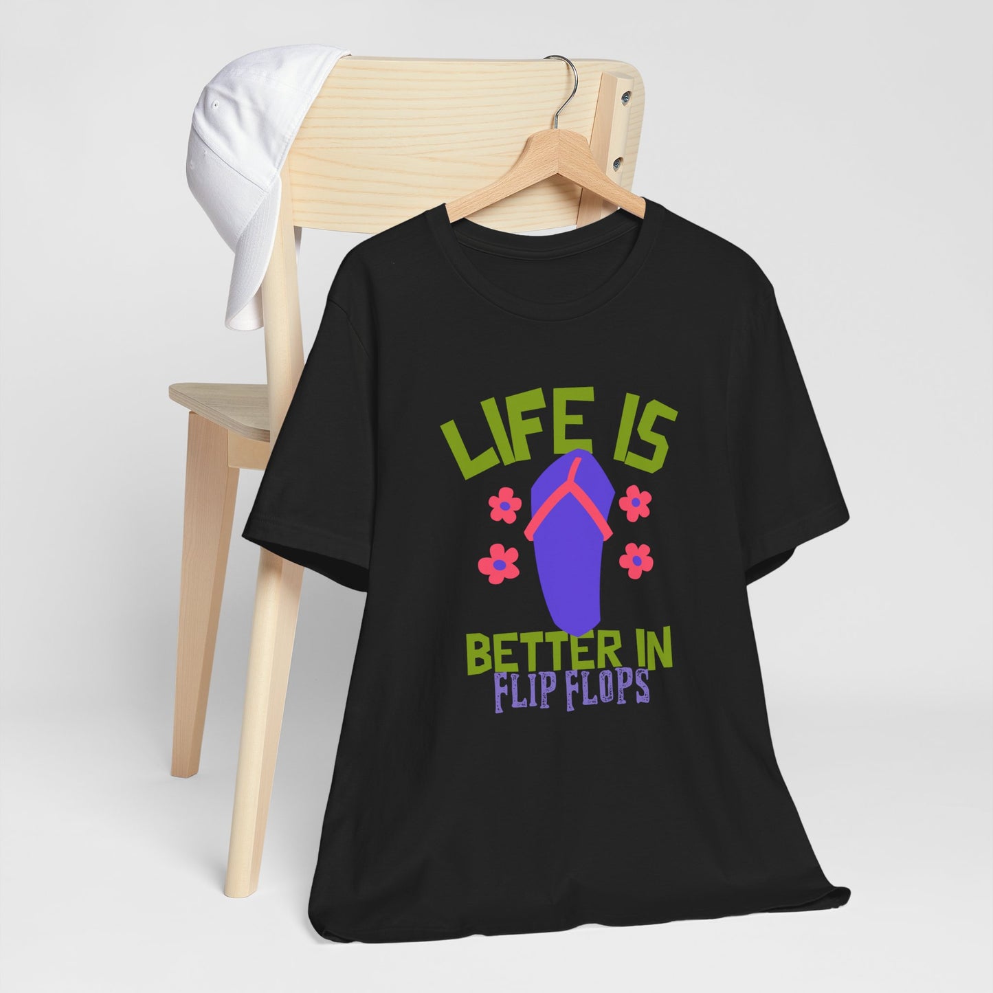 Life is Better in Flip Flops Premium Soft Women's Tee