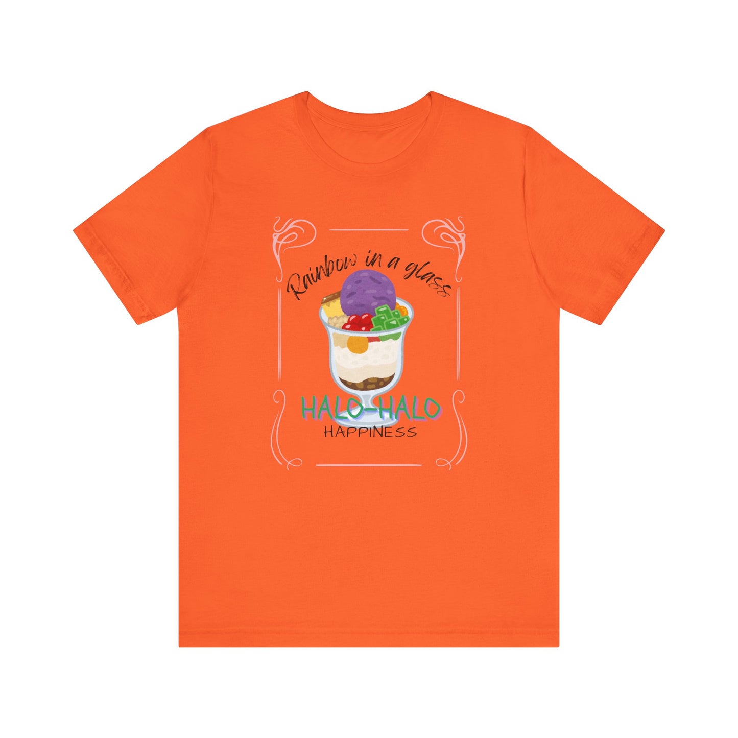 Rainbow in a Glass, Halo-Halo Happiness Women's Premium Soft Tee