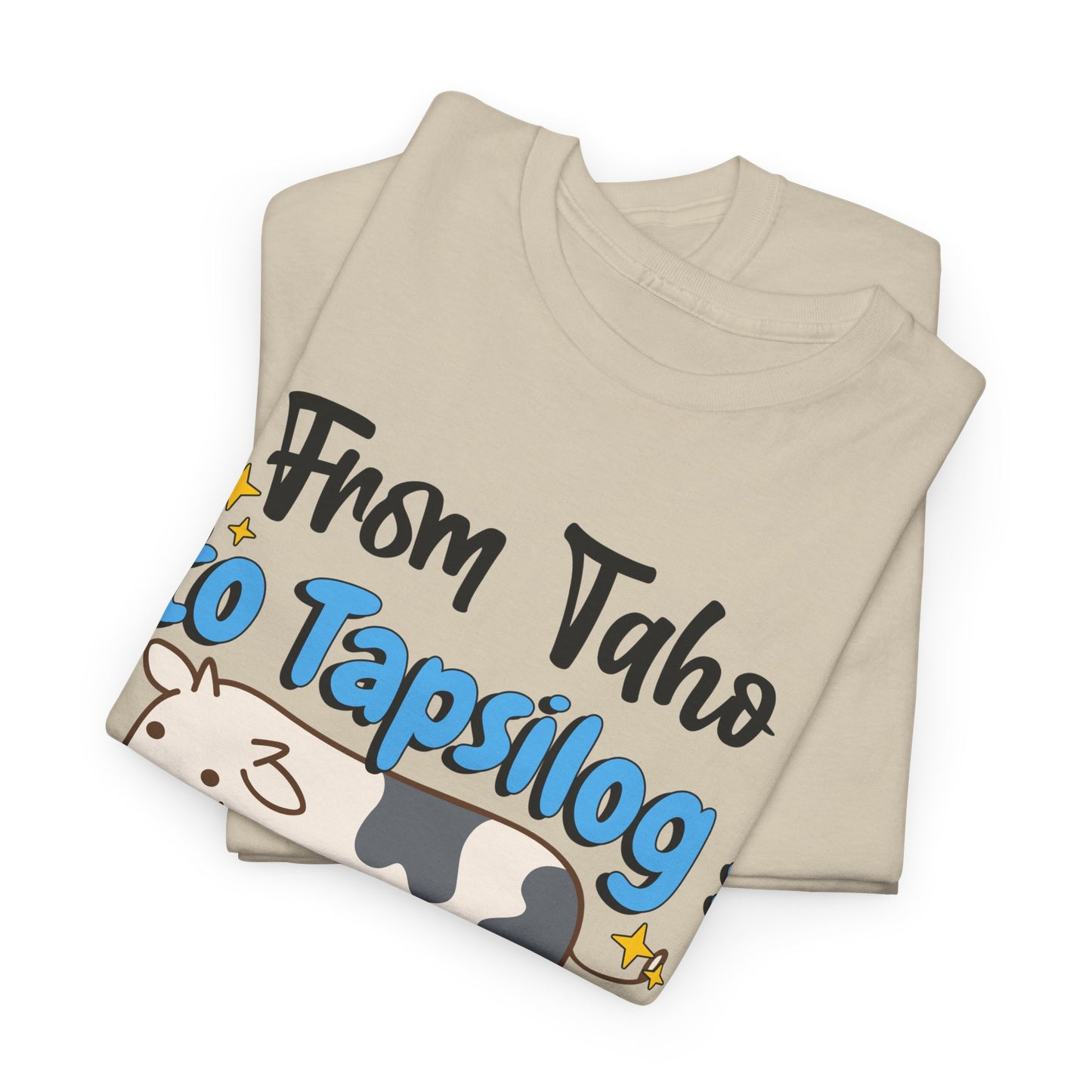 From Taho to Tapsilog: Delicious Roots Men's Cotton Tee