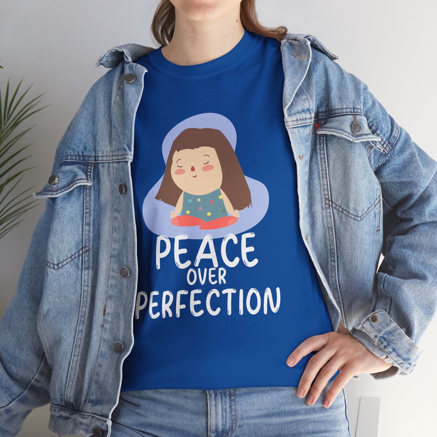 Peace Over Perfection Cotton Tee