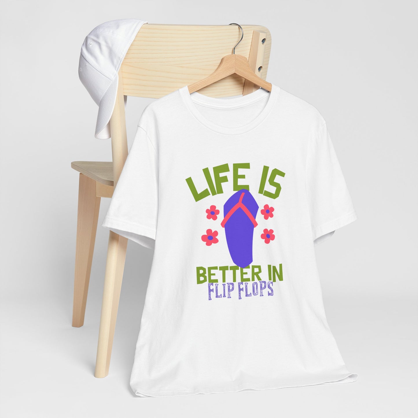 Life is Better in Flip Flops Premium Soft Women's Tee