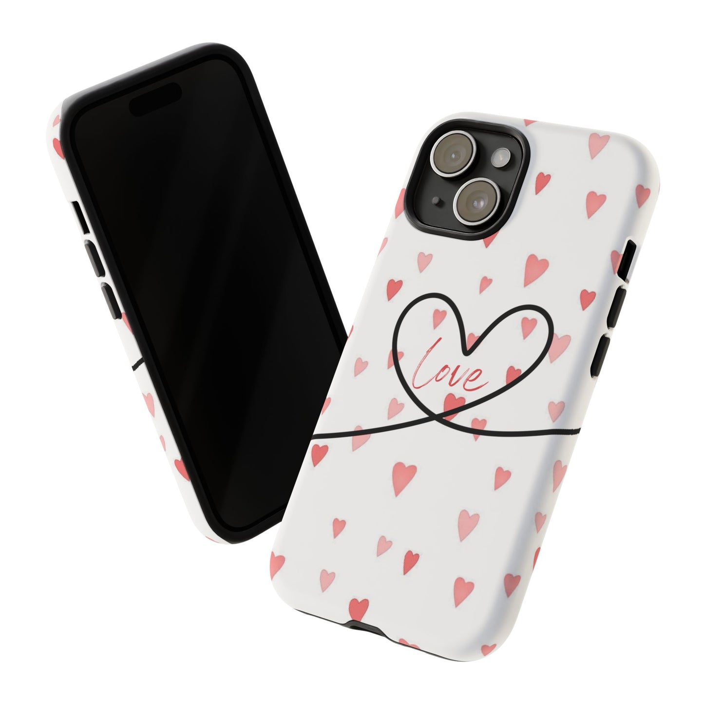 Cute Love Heart Phone Case
