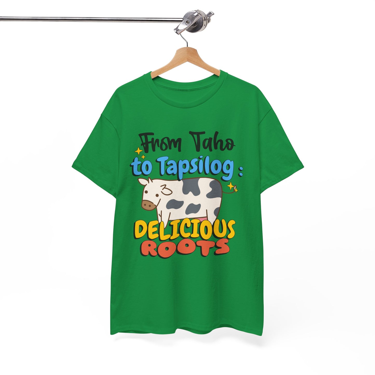 From Taho to Tapsilog: Delicious Roots Men's Cotton Tee