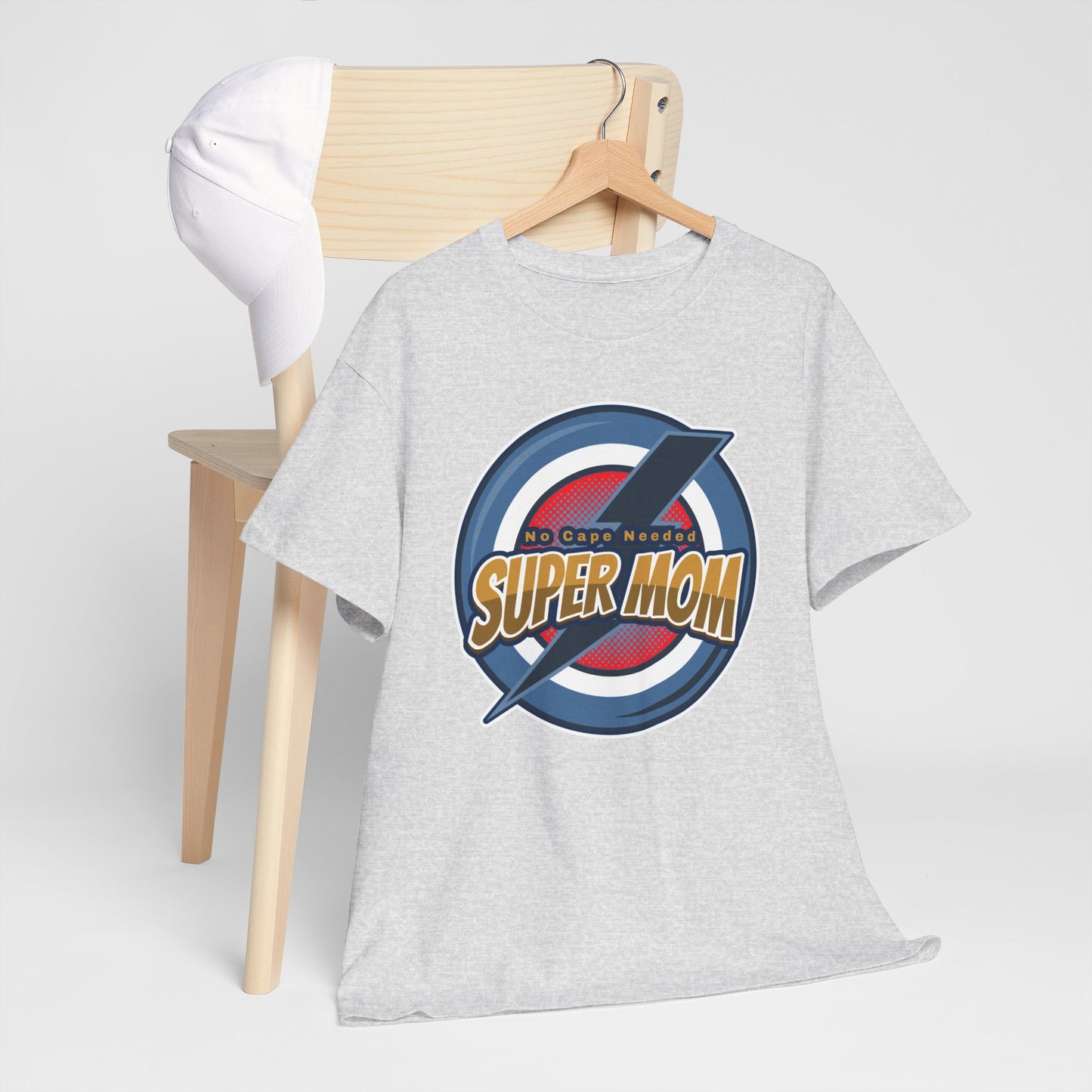 Super Mom No Cape Needed Tee