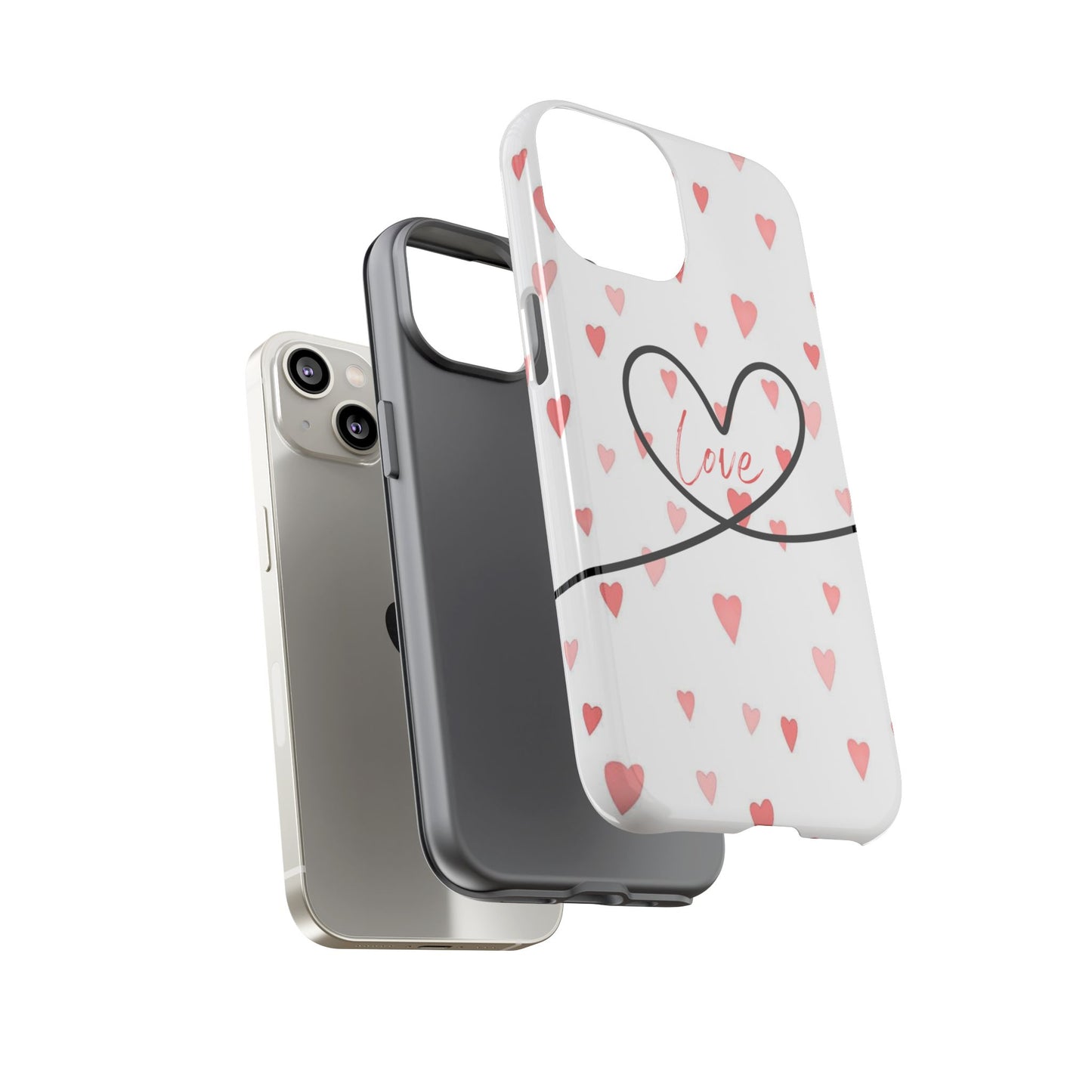 Cute Love Heart Phone Case