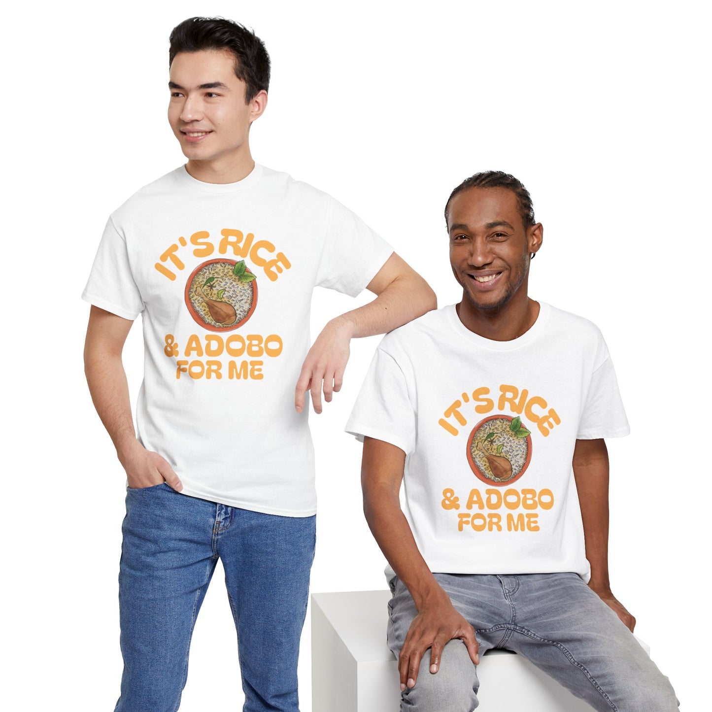It's Rice and Adobo For Me Men's Cotton Tee