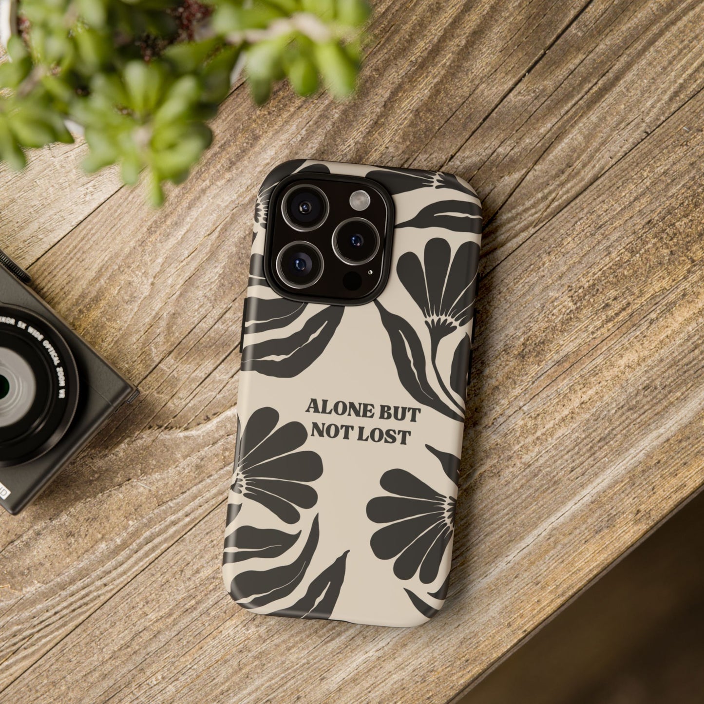 'Alone But Not Lost' Phone Case