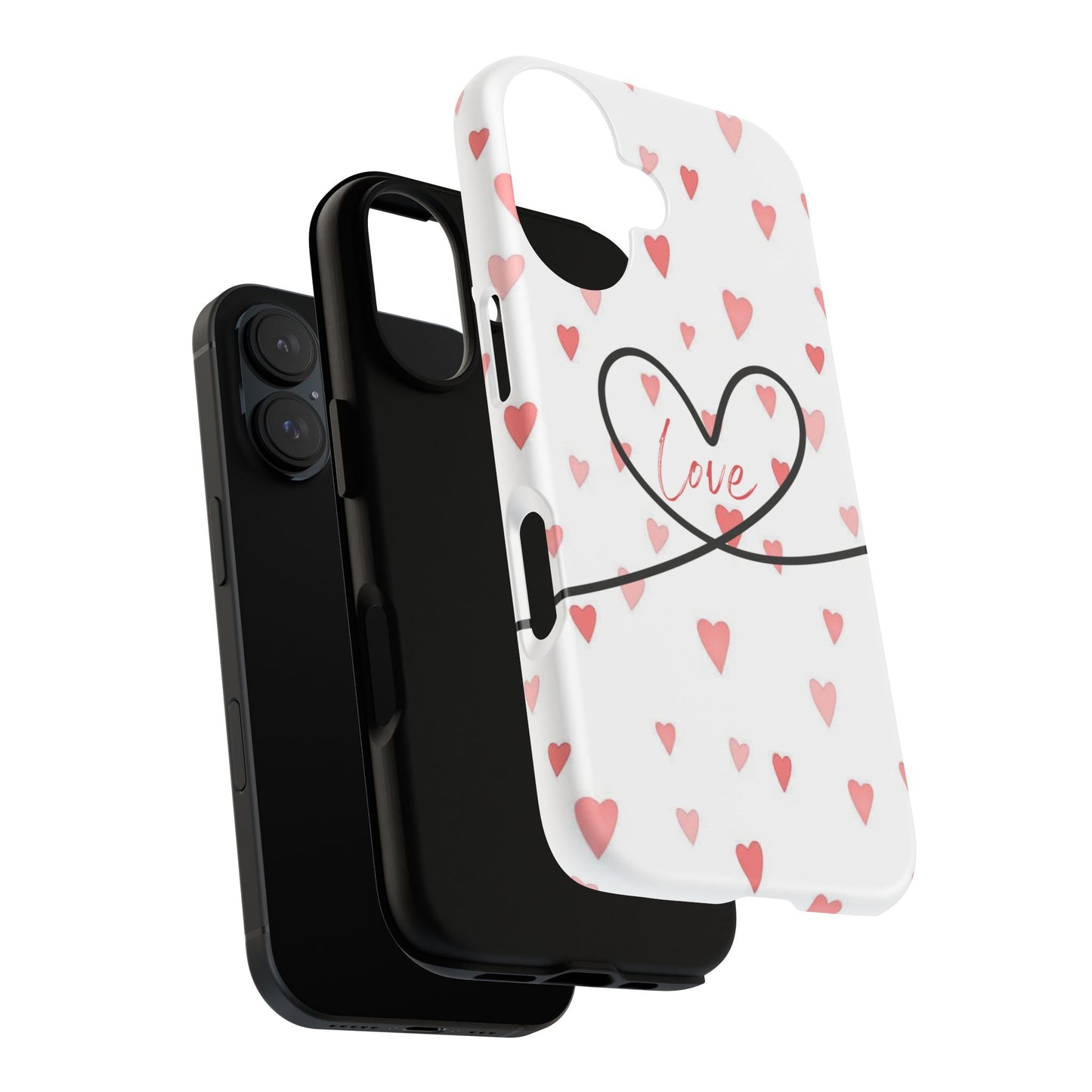 Cute Love Heart Phone Case