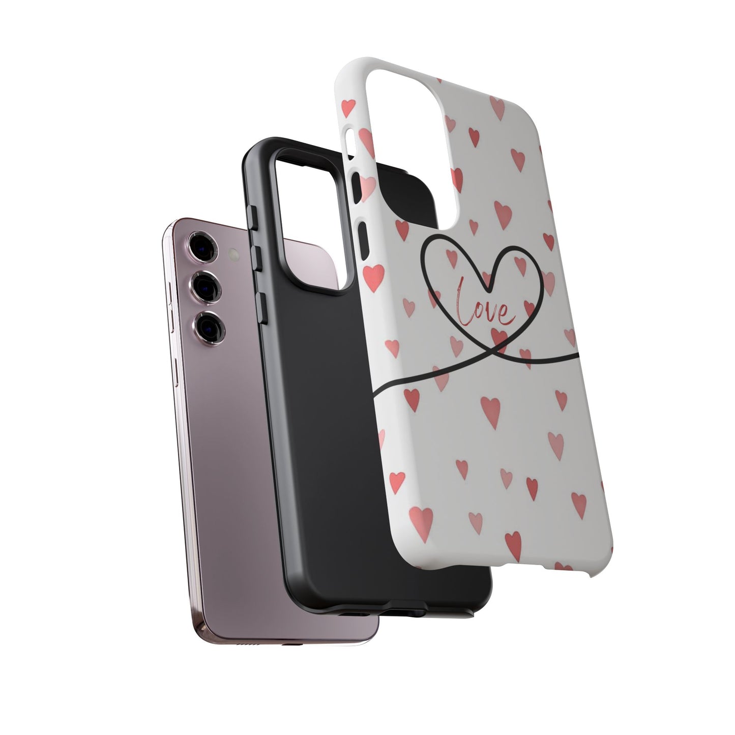 Cute Love Heart Phone Case