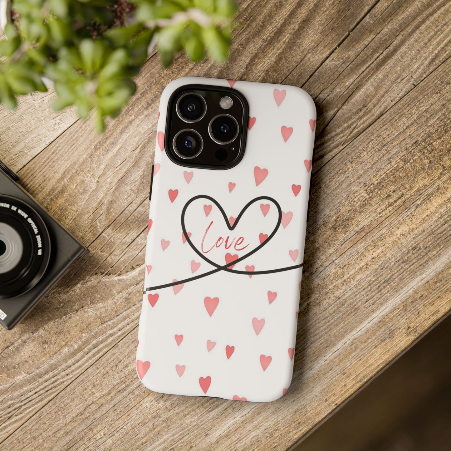 Cute Love Heart Phone Case