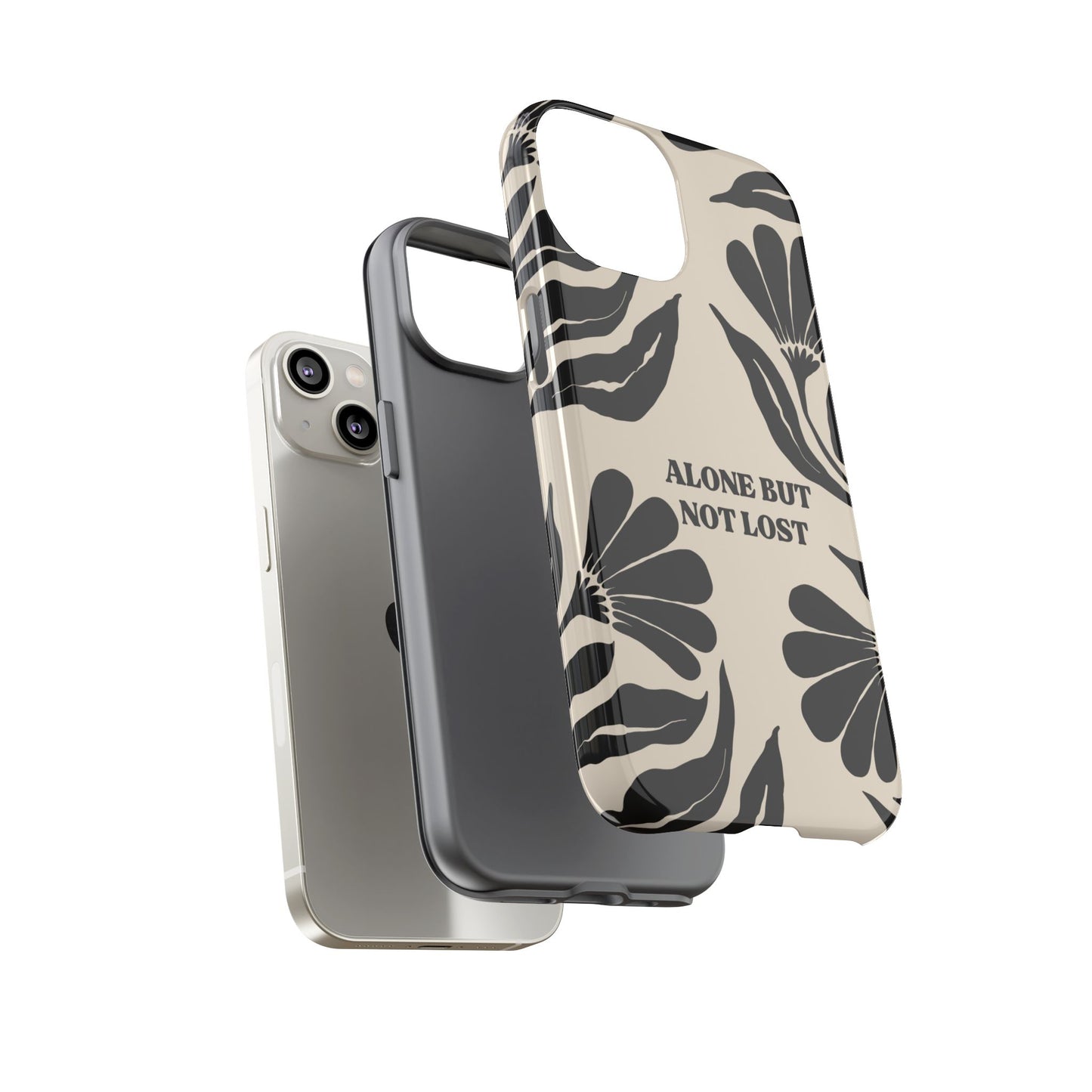 'Alone But Not Lost' Phone Case