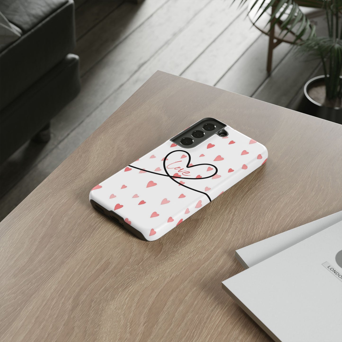 Cute Love Heart Phone Case