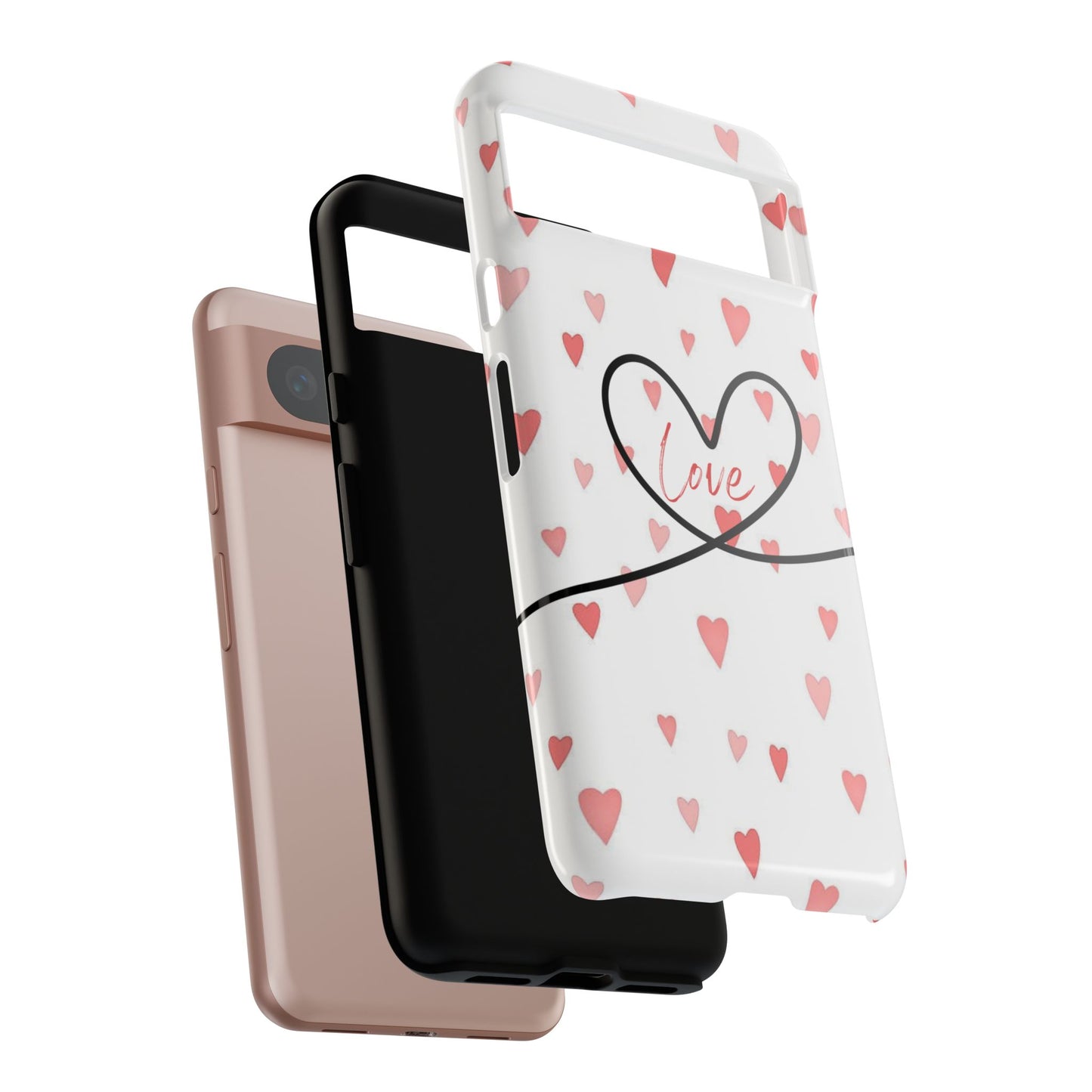 Cute Love Heart Phone Case