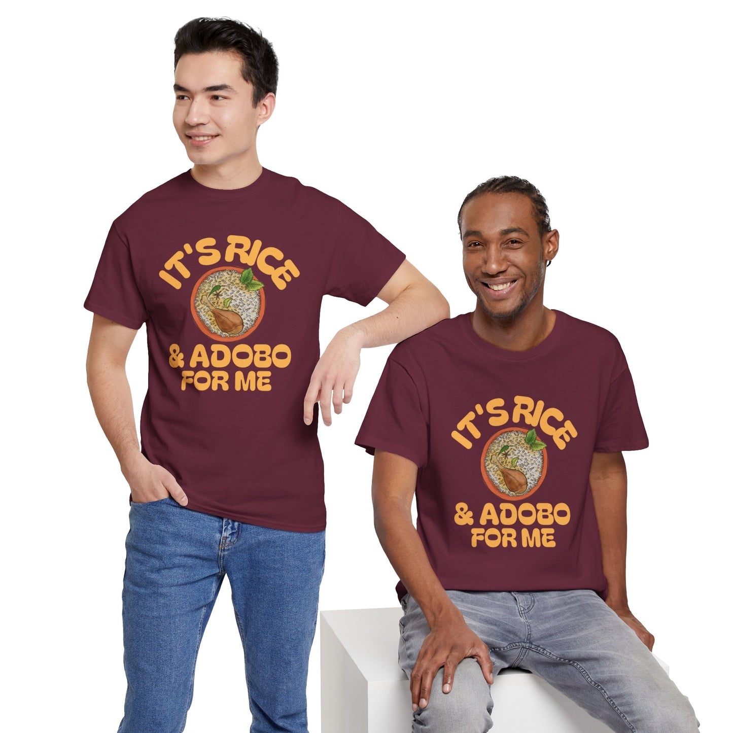 It's Rice and Adobo For Me Men's Cotton Tee