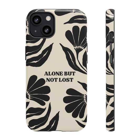 'Alone But Not Lost' Phone Case