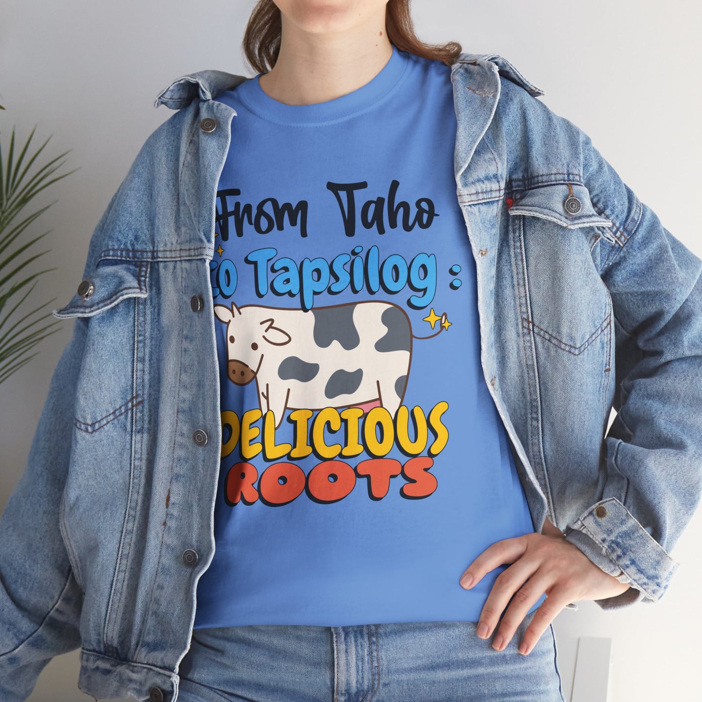 From Taho to Tapsilog: Delicious Roots Men's Cotton Tee