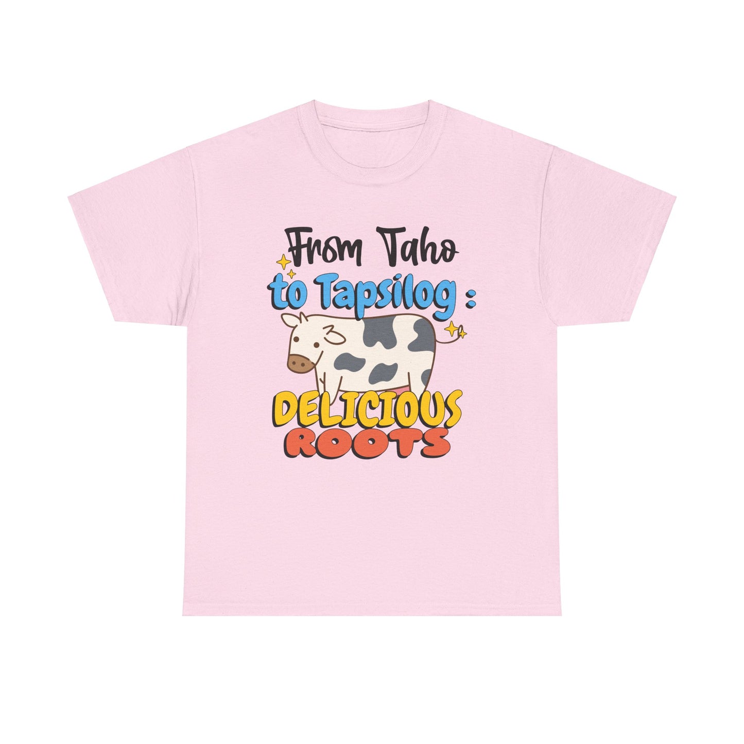 From Taho to Tapsilog: Delicious Roots Men's Cotton Tee