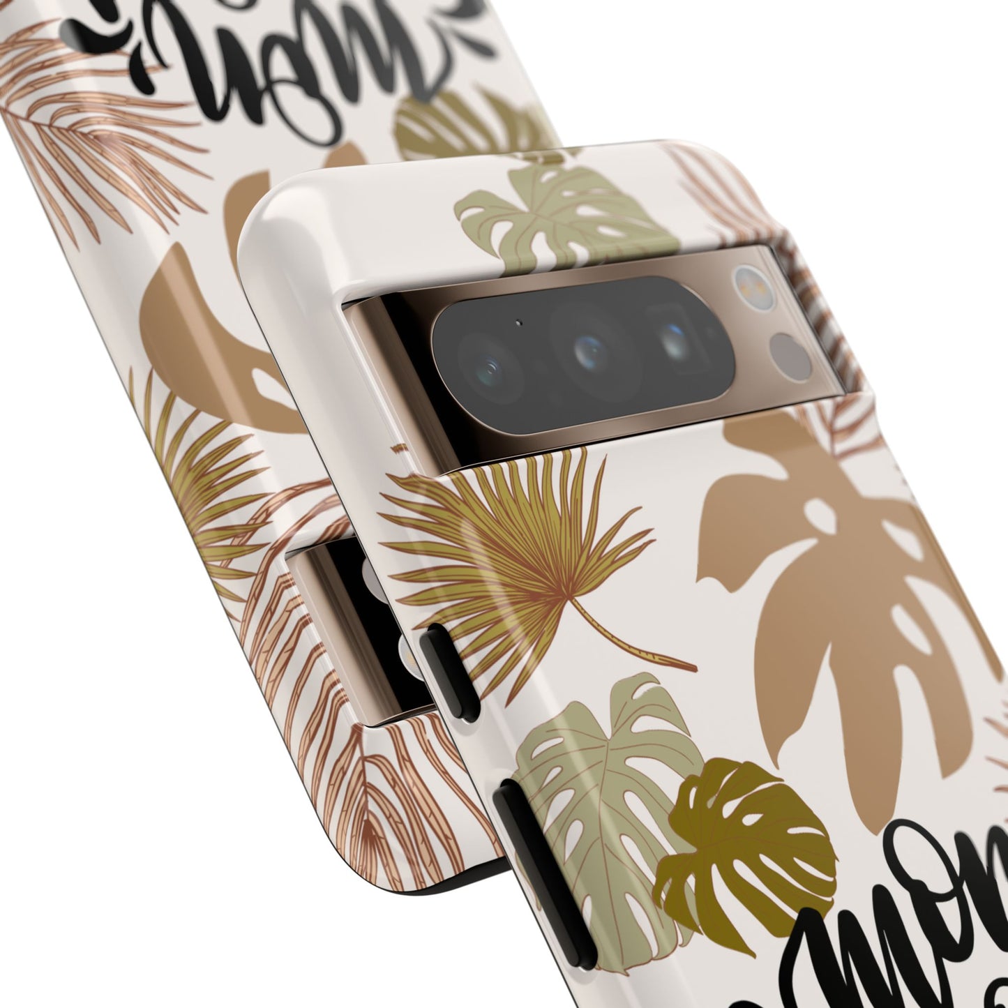 'Mon Amour' Stylish Tropical Phone Case Design