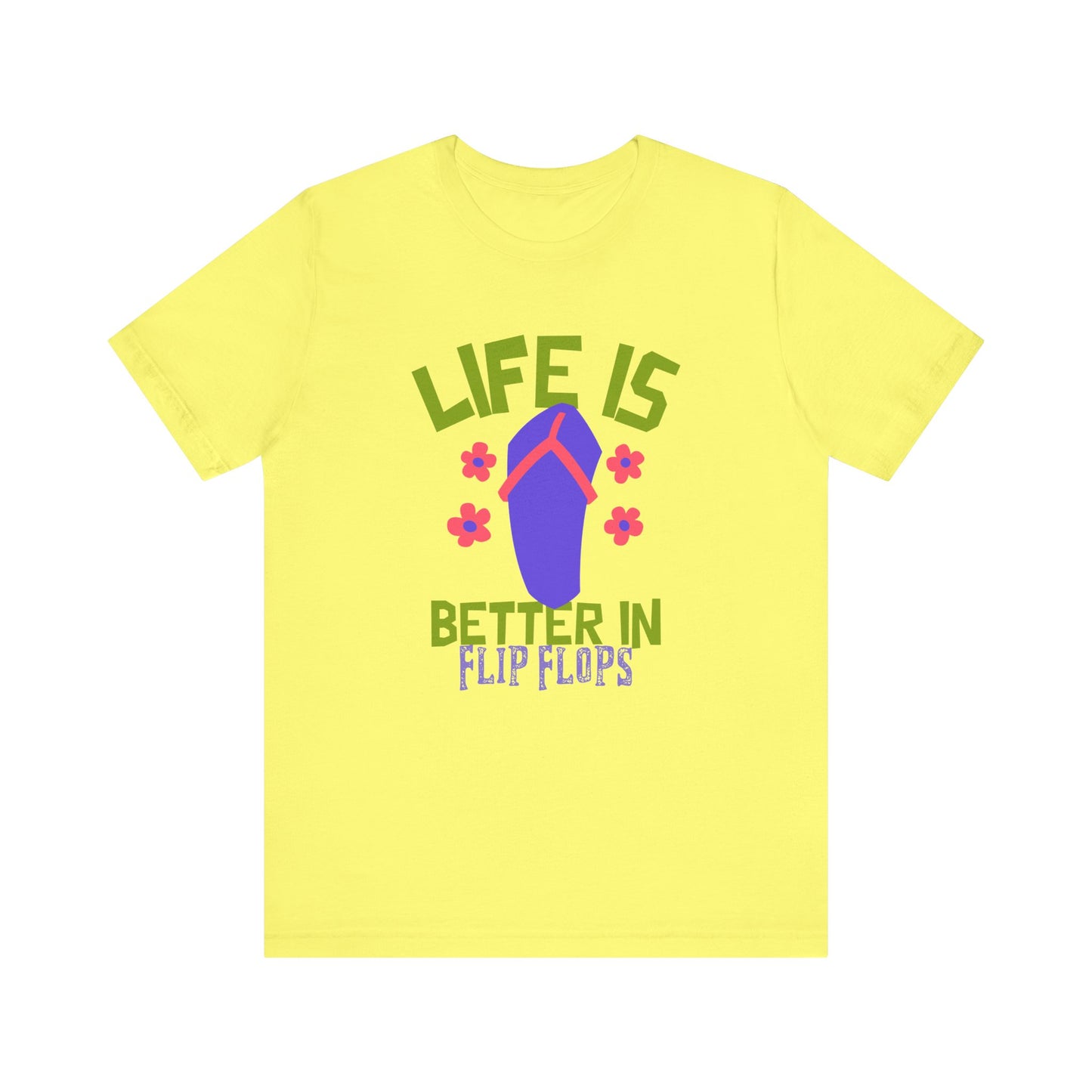 Life is Better in Flip Flops Premium Soft Women's Tee