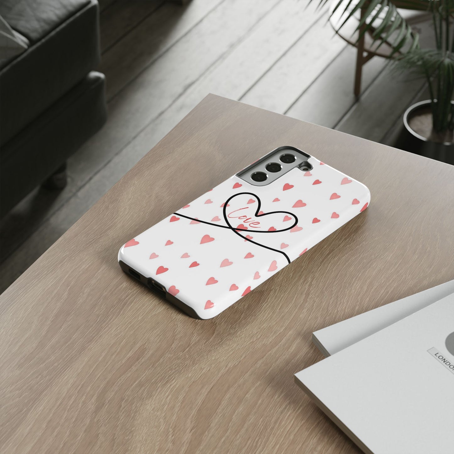 Cute Love Heart Phone Case