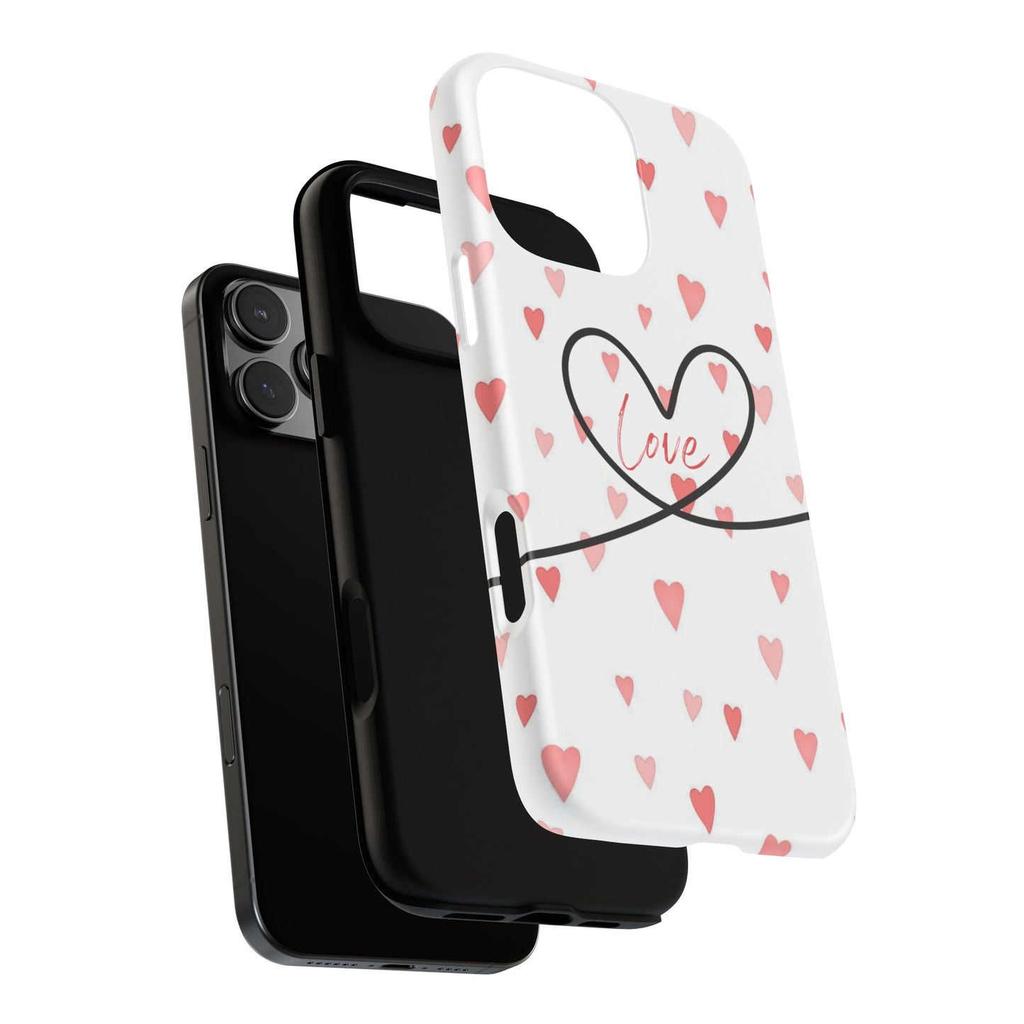 Cute Love Heart Phone Case
