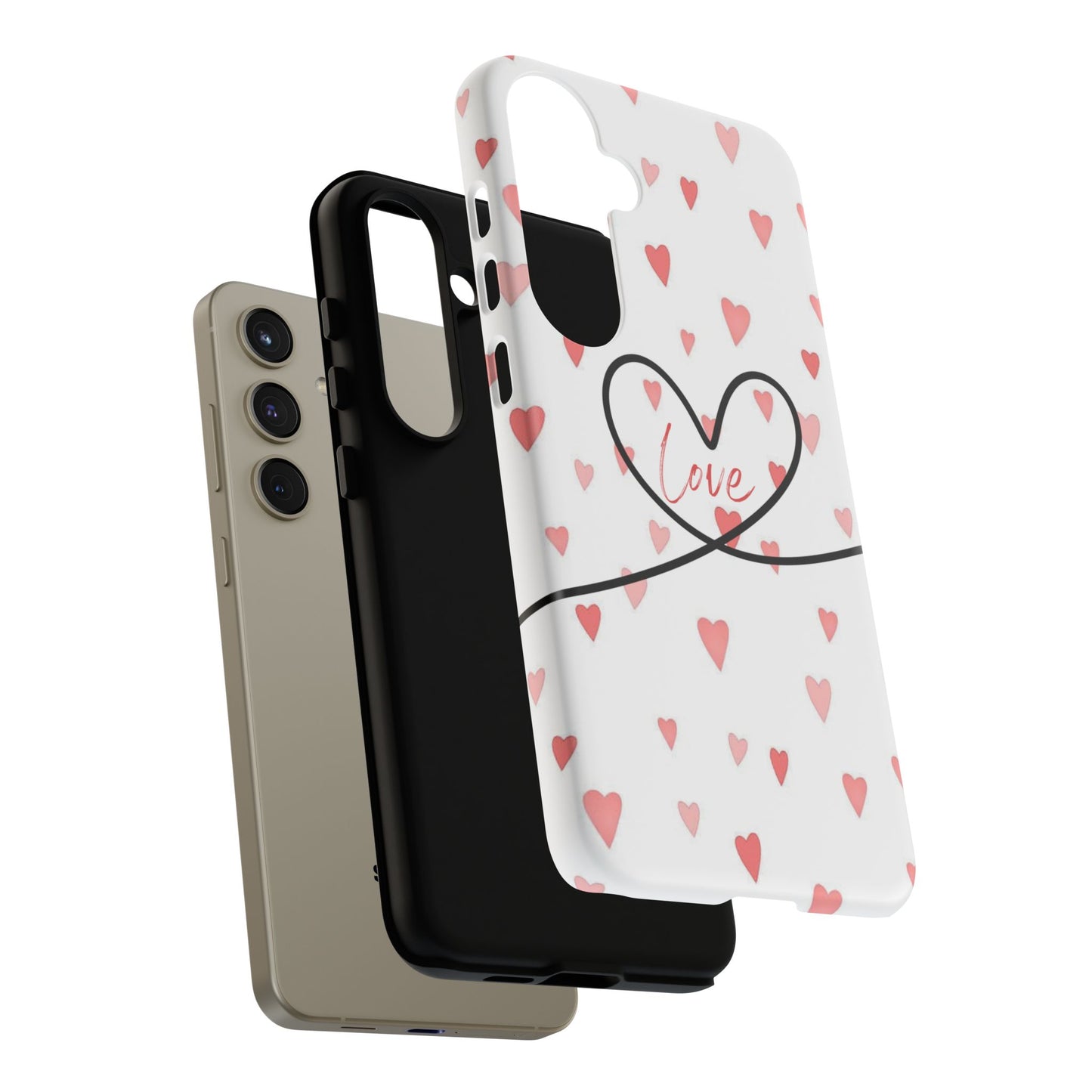 Cute Love Heart Phone Case