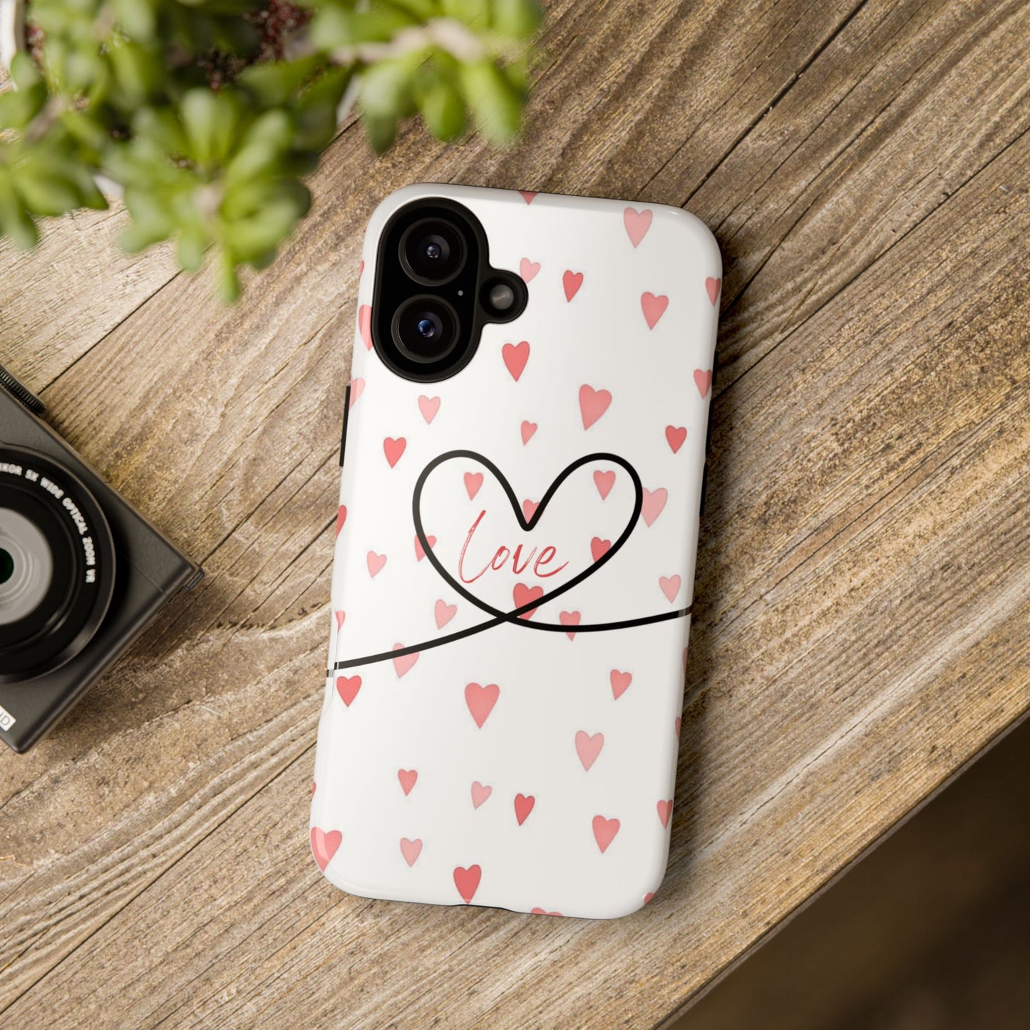 Cute Love Heart Phone Case