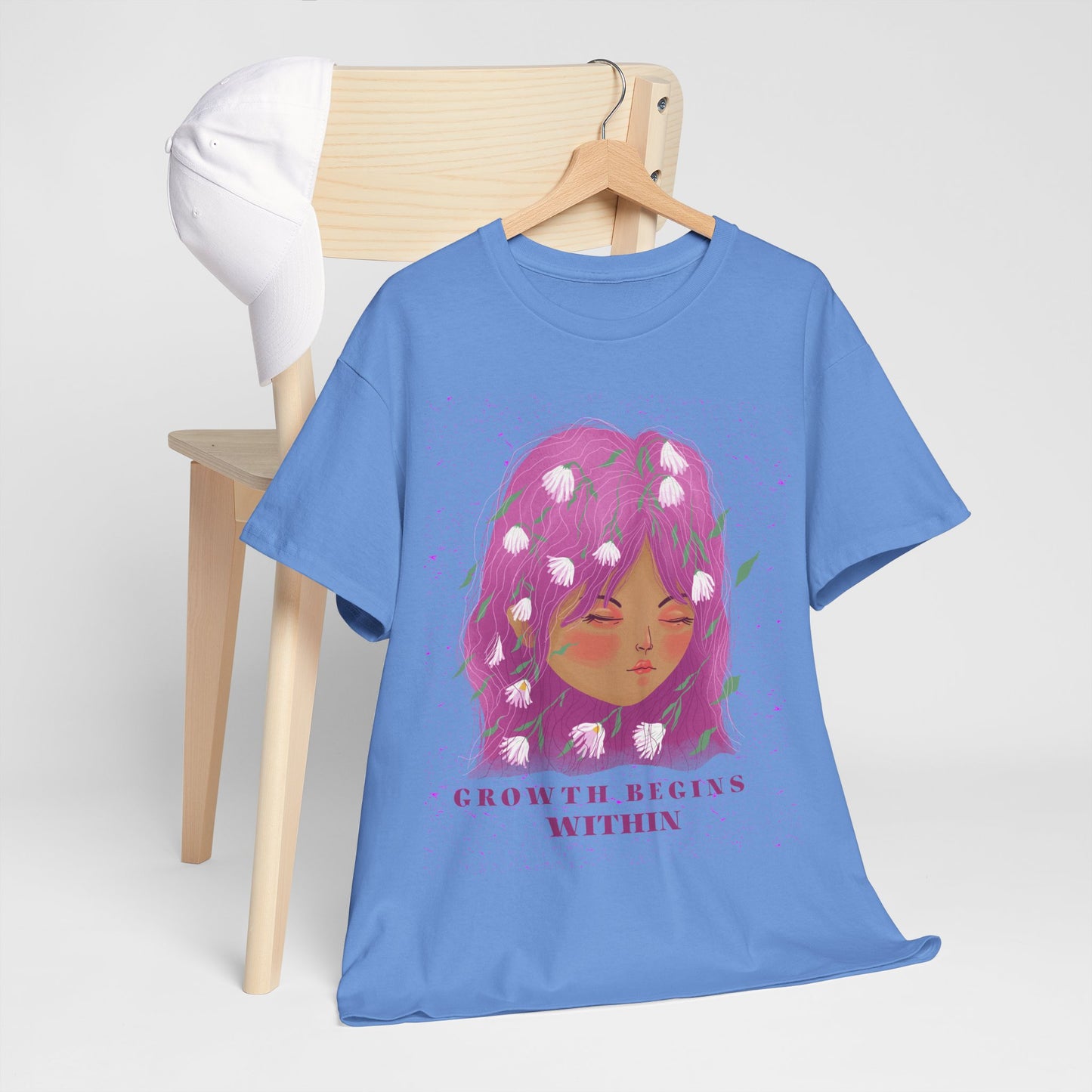 Growth Begins Within Cotton Tee