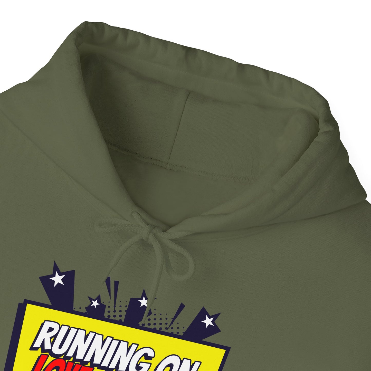 Running on Love, Coffee & Tsismis Hoodie