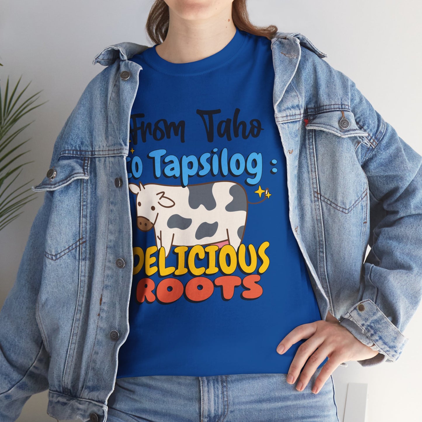 From Taho to Tapsilog: Delicious Roots Men's Cotton Tee