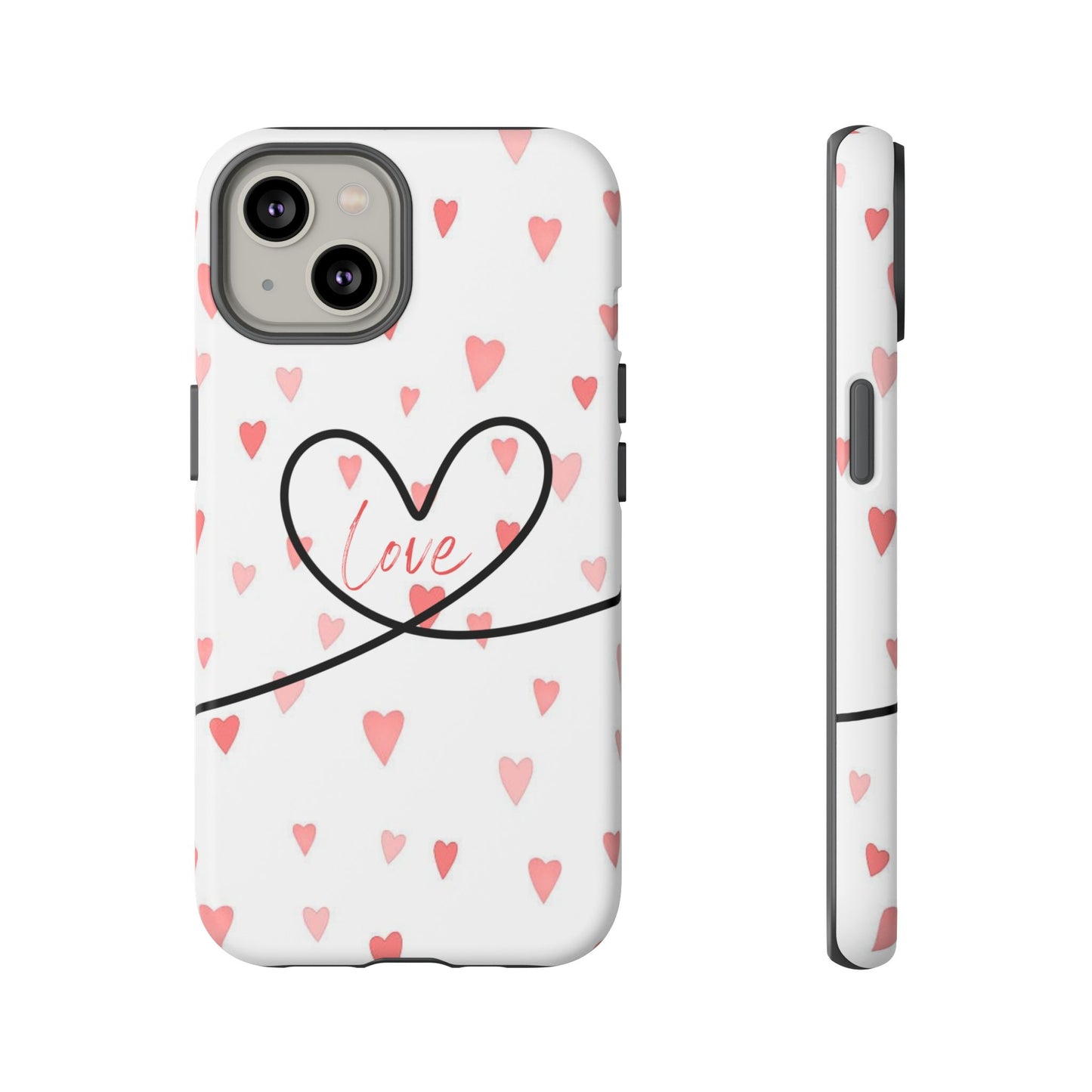 Cute Love Heart Phone Case