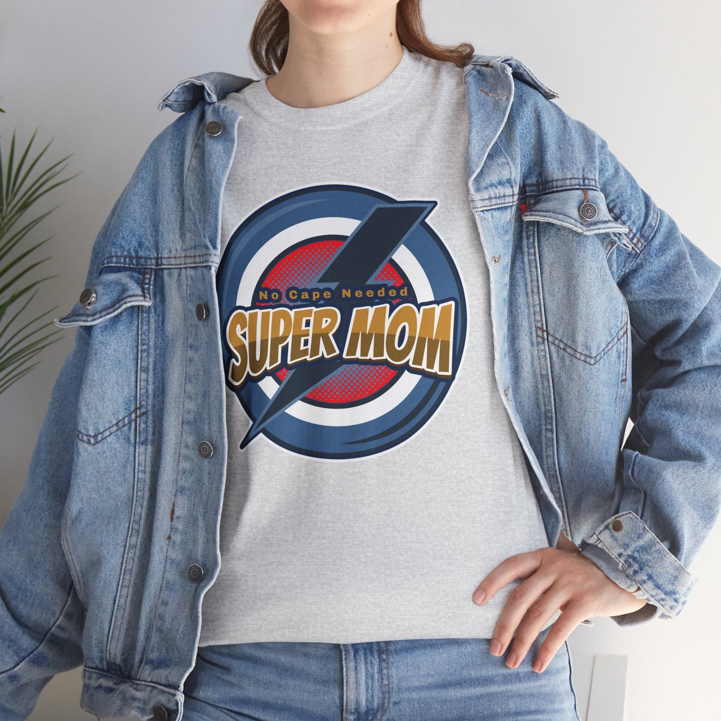 Super Mom No Cape Needed Tee