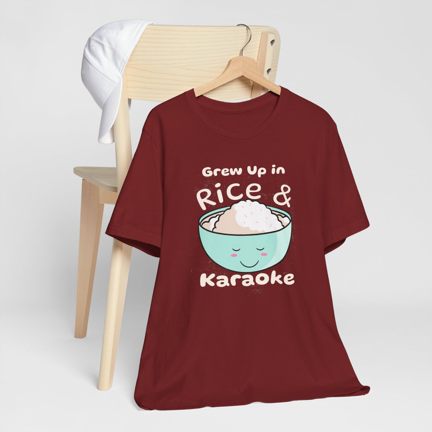 Grew Up in Rice and Karaoke Premium Soft Men's Tee