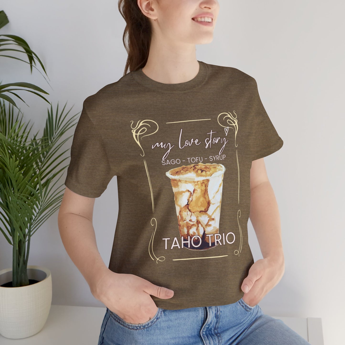 My Love Story: Taho Trio Premium Soft Men's Tee